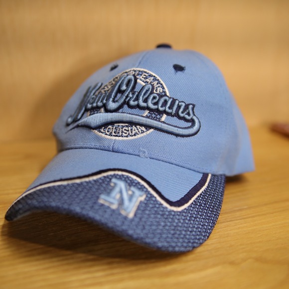 One Way Graphique Other - Vtg New Orleans Louisiana Hat Light Blue Embroidered Adjustable Cap